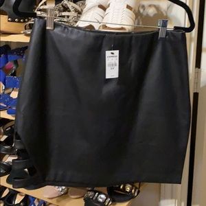 Faux leather skirt NWT express